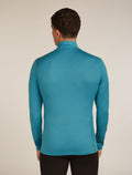 Men's Merino 200 Oasis Long Sleeve Half Zip Thermal Top Topaz - 2