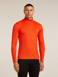 Haut isotherme à manches longues et demi-glissière 200 Oasis en mérinos Men's Fervid - 1
