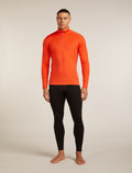 Haut isotherme à manches longues et demi-glissière 200 Oasis en mérinos Men's Fervid - 3