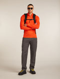 Haut isotherme à manches longues et demi-glissière 200 Oasis en mérinos Men's Fervid - 4