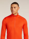 Haut isotherme à manches longues et demi-glissière 200 Oasis en mérinos Men's Fervid - 5