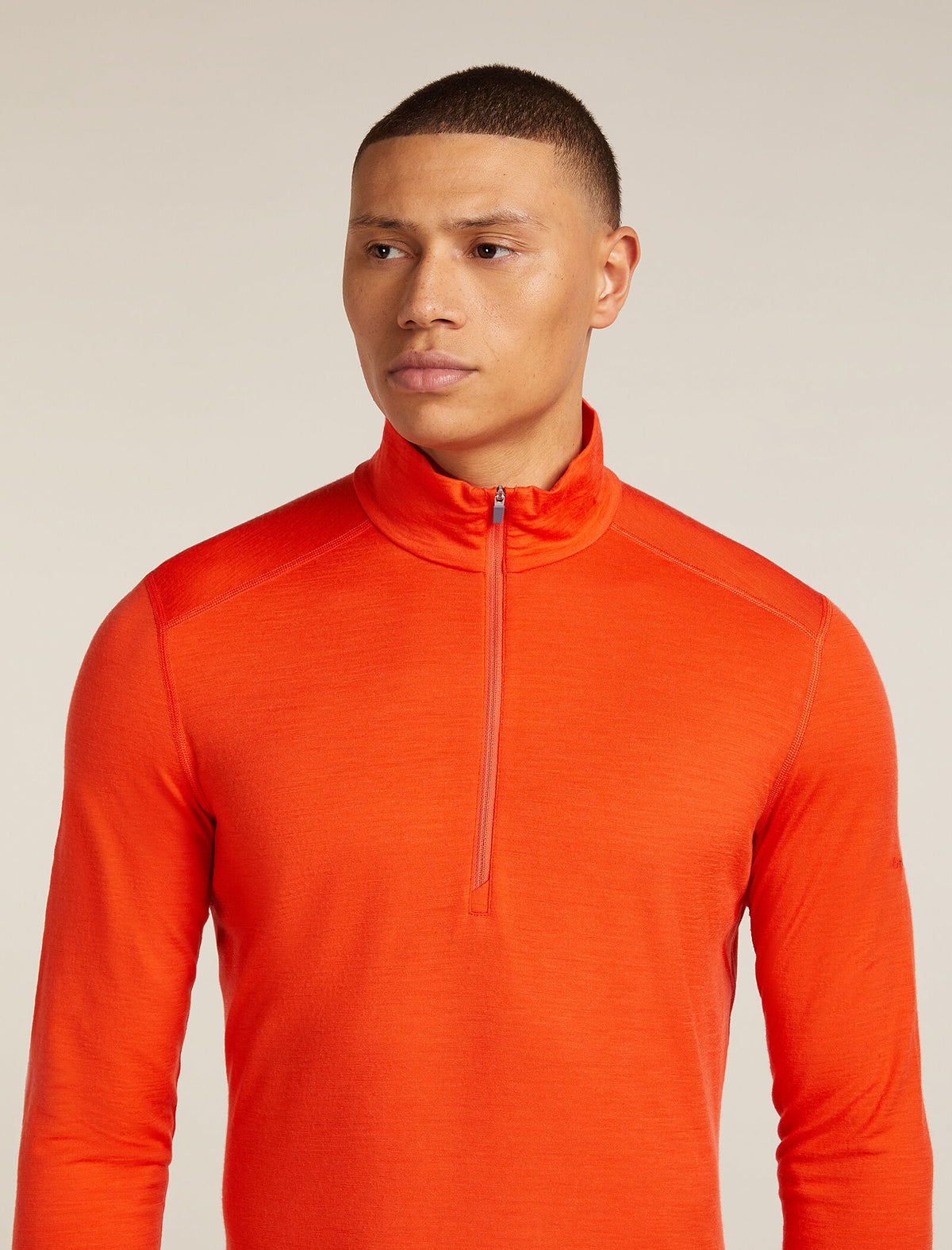 Haut isotherme à manches longues et demi-glissière 200 Oasis en mérinos Men's Fervid - 5