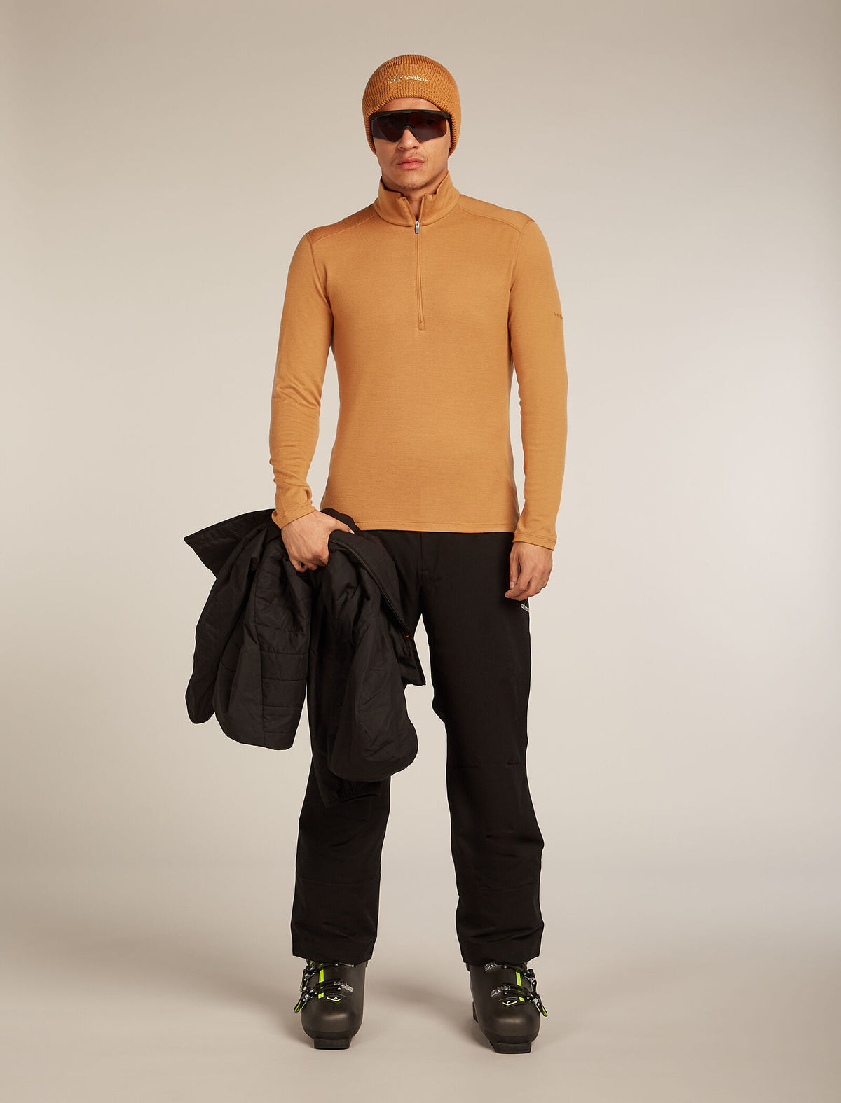 Men's Merino 260 Tech Long Sleeve Half Zip Thermal Top Trail - 4