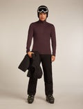 Men's Merino 260 Tech Long Sleeve Half Zip Thermal Top Java - 4