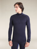 Haut isotherme à manches longues et demi-glissière 260 Tech en mérinos Men's Midnight Navy - 1