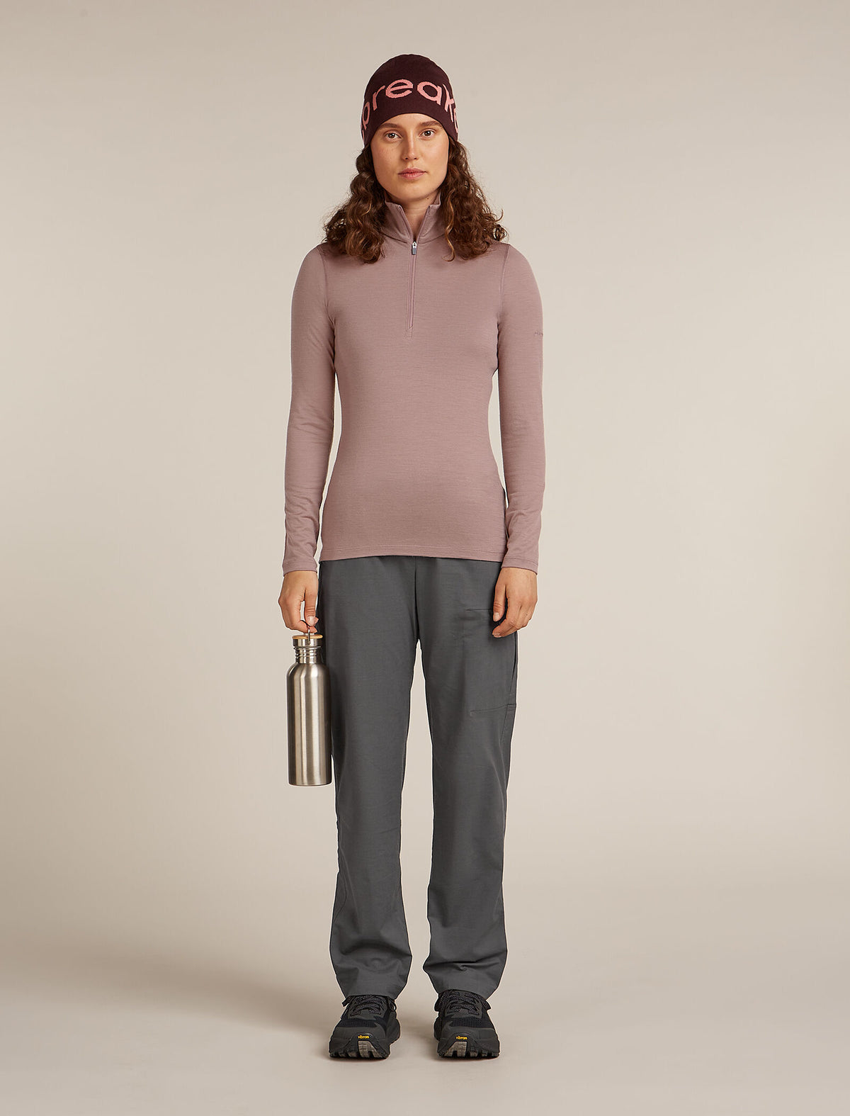 Women's Merino 200 Oasis Long Sleeve Half Zip Thermal Top Summit - 4