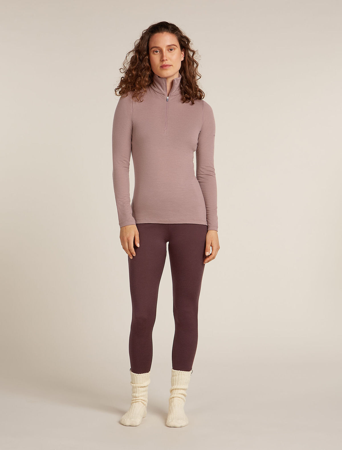 Women's Merino 200 Oasis Long Sleeve Half Zip Thermal Top Summit - 7