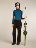 Women's Merino 260 Tech Long Sleeve Half Zip Thermal Top Atlantis - 4