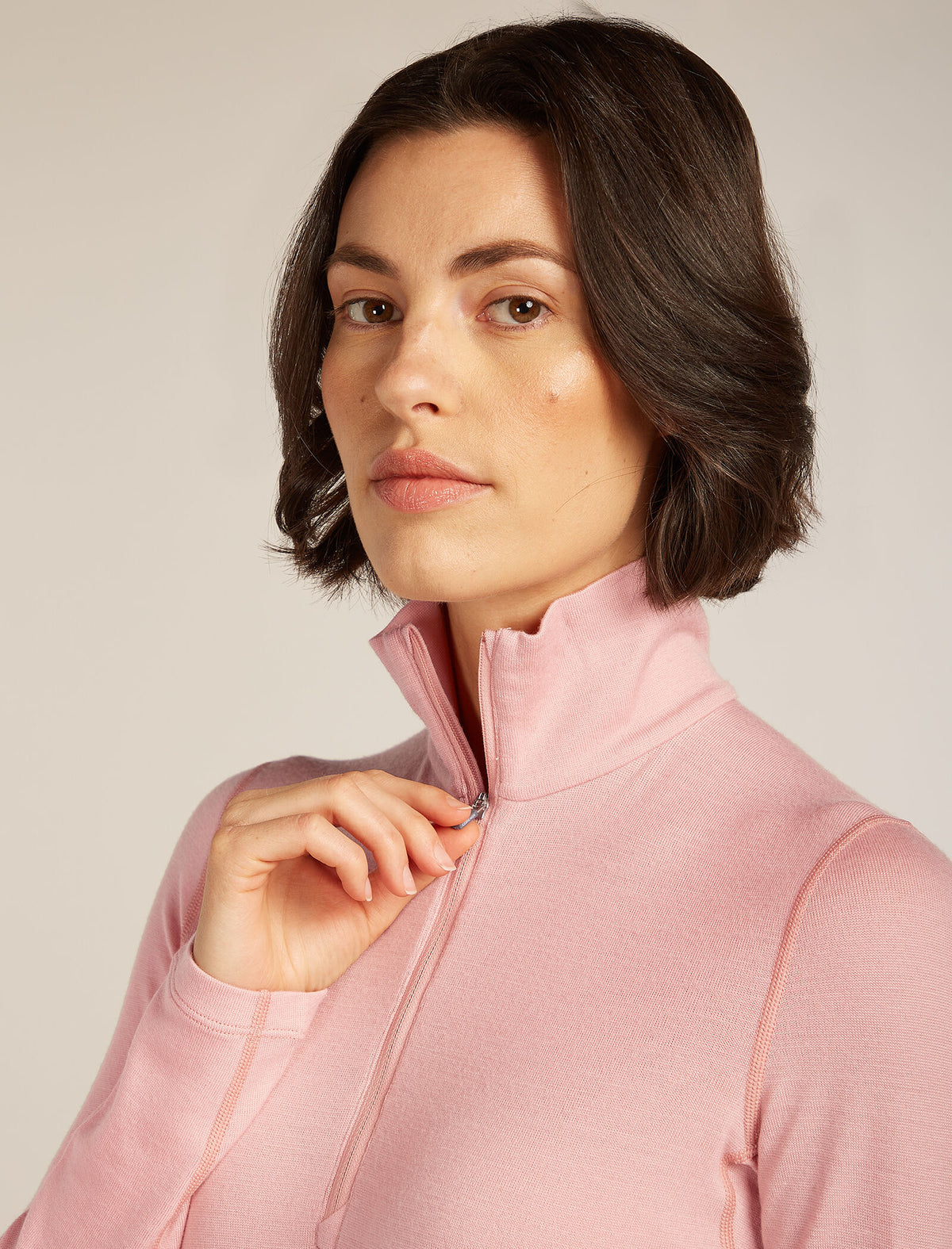 Women's Merino 260 Tech Long Sleeve Half Zip Thermal Top Blush - 6