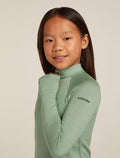 Kids’ Merino 260 Tech Long Sleeve Half Zip Thermal Top Seaglass - 7