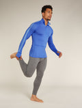 Men's Merino 200 ZoneKnit™ Long Sleeve Half Zip Thermal Top Brillant/Baja - 3