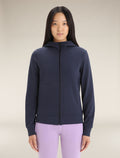 Women's Central Classic Long Sleeve Zip Hoodie Midnight Navy - 1
