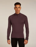 Haut isotherme à manches longues et demi-glissière Polar MerinoFine™ 300 Men's Java - 1