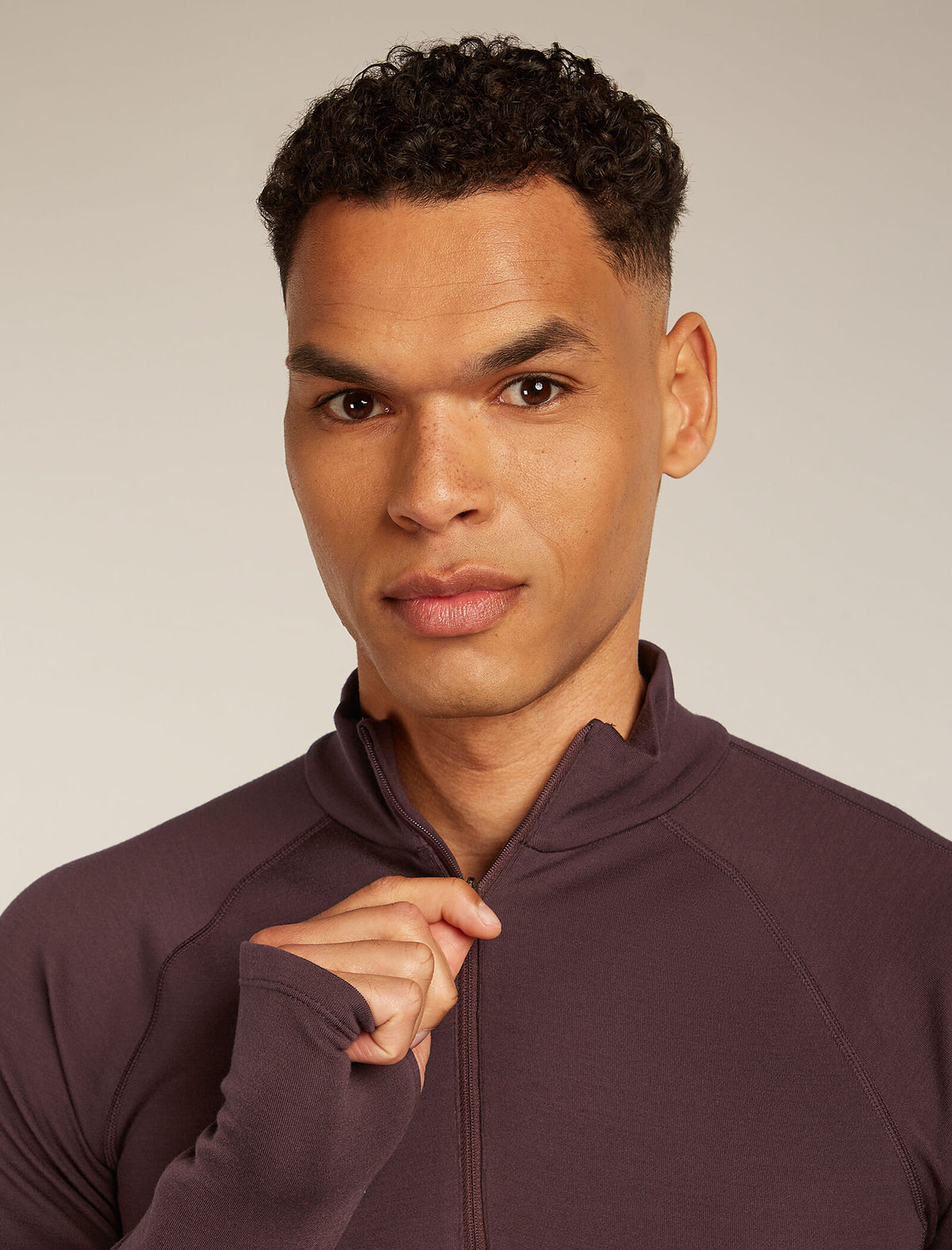 Haut isotherme à manches longues et demi-glissière Polar MerinoFine™ 300 Men's Java - 6