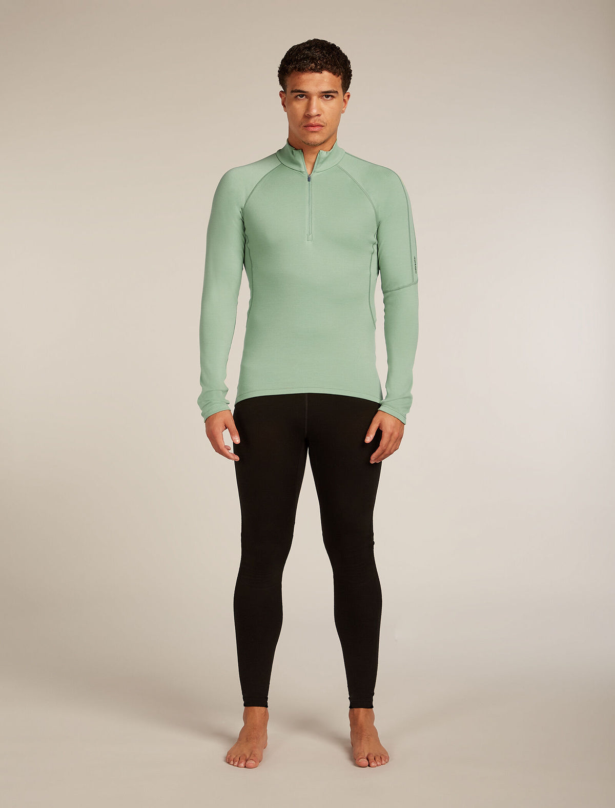 Haut isotherme à manches longues et demi-glissière Polar MerinoFine™ 300 Men's Seaglass - 3