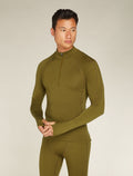 Men's 300 MerinoFine™ Polar Long Sleeve Half Zip Thermal Top Algae - 1