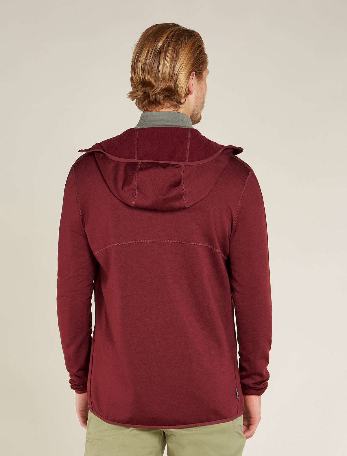 Men's Merino 560 Realfleece™ Elemental Long Sleeve Zip Hoodie Port - 2