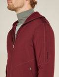 Men's Merino 560 Realfleece™ Elemental Long Sleeve Zip Hoodie Port - 5