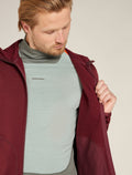 Men's Merino 560 Realfleece™ Elemental Long Sleeve Zip Hoodie Port - 6