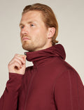 Men's Merino 560 Realfleece™ Elemental Long Sleeve Zip Hoodie Port - 8