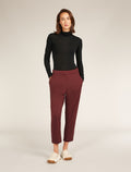 Women's Merino Blend 200 Crush Ankle Pants Port - 3