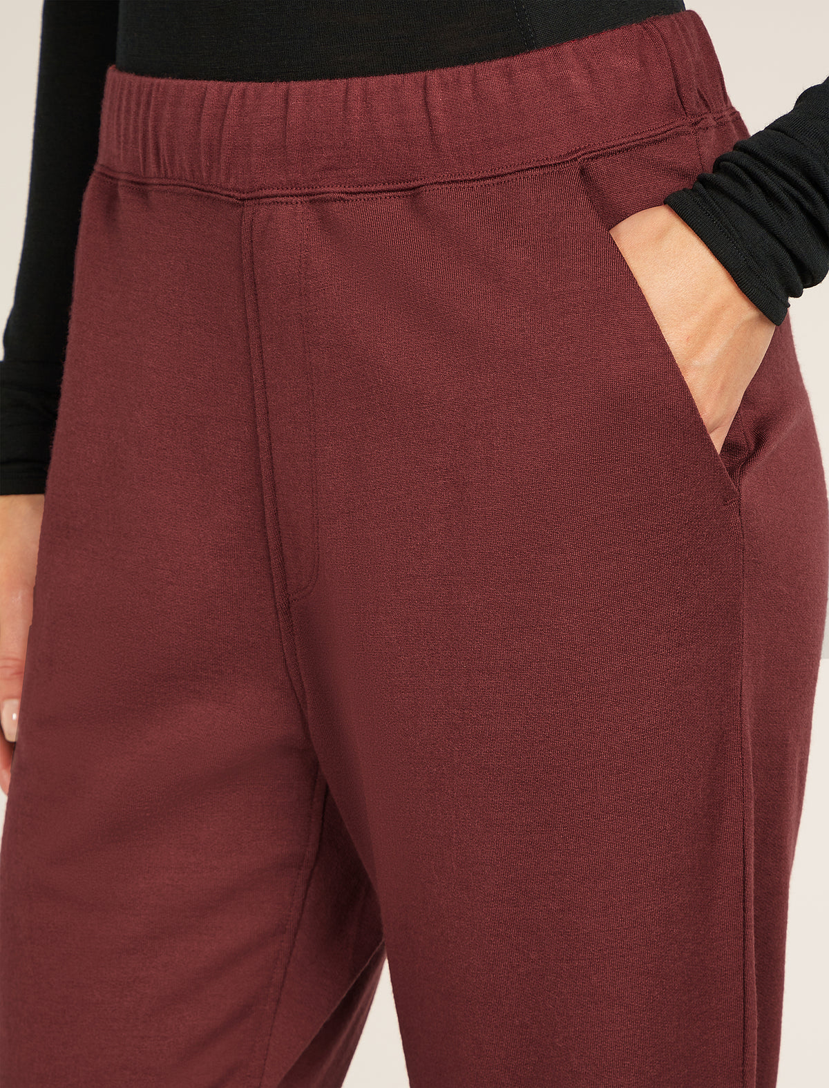 Women's Merino Blend 200 Crush Ankle Pants Port - 4