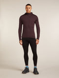 Haut à capuche, manches longues et glissière 200 RealFleece™ Descender en mélange de mérinos Men's Java - 3