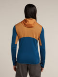 Haut à capuche, manches longues et glissière 200 RealFleece™ Descender en mélange de mérinos Men's Trail/Atlantis - 2