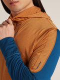 Haut à capuche, manches longues et glissière 200 RealFleece™ Descender en mélange de mérinos Men's Trail/Atlantis - 5