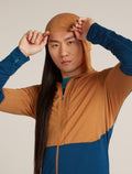 Haut à capuche, manches longues et glissière 200 RealFleece™ Descender en mélange de mérinos Men's Trail/Atlantis - 9