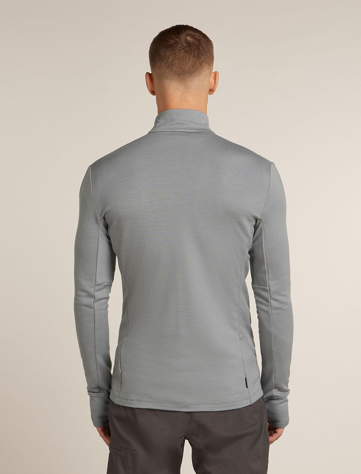 Manteau à manches longues et glissière 260 Quantum en mérinos Men's Alloy - 2
