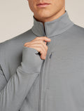 Manteau à manches longues et glissière 260 Quantum en mérinos Men's Alloy - 6