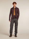 Manteau à manches longues et glissière 260 Quantum en mérinos Men's Java - 3