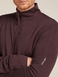 Manteau à manches longues et glissière 260 Quantum en mérinos Men's Java - 5