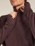 Manteau à manches longues et glissière 260 Quantum en mérinos Men's Java - 6