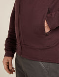 Manteau à manches longues et glissière 260 Quantum en mérinos Men's Java - 7