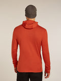 Haut à capuche, manches longues et glissière 260 Quantum en mérinos Men's Agate - 2