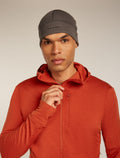 Haut à capuche, manches longues et glissière 260 Quantum en mérinos Men's Agate - 6