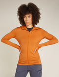 Women's Merino 260 Quantum Long Sleeve Zip Hoodie Ray - 1