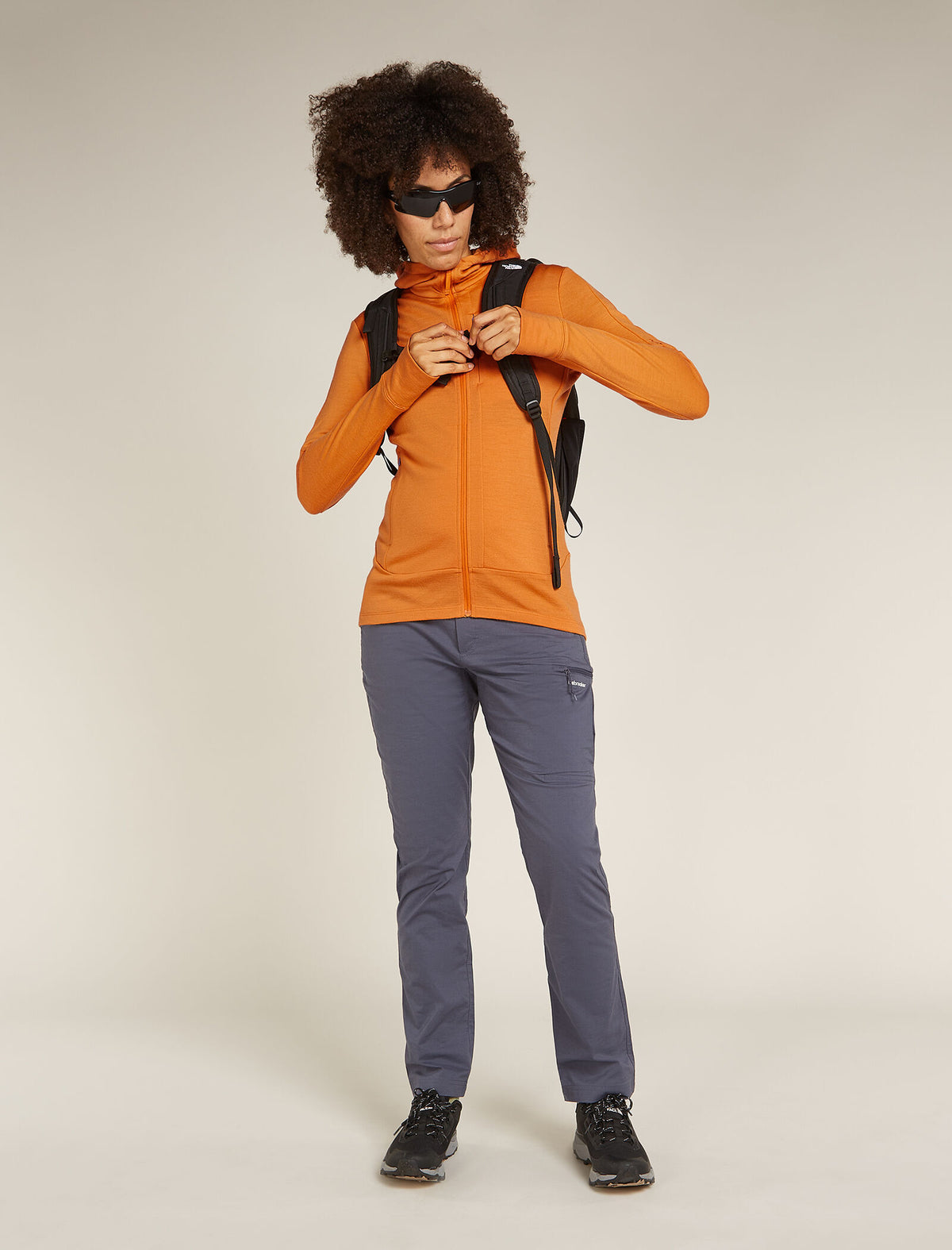 Women's Merino 260 Quantum Long Sleeve Zip Hoodie Ray - 4
