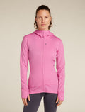 Women's Merino 260 Quantum Long Sleeve Zip Hoodie Pop - 1