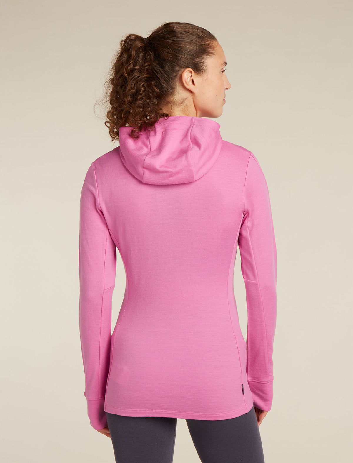 Women's Merino 260 Quantum Long Sleeve Zip Hoodie Pop - 2