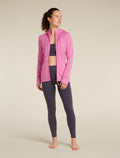 Women's Merino 260 Quantum Long Sleeve Zip Hoodie Pop - 4