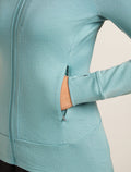 Women's Merino 260 Quantum Long Sleeve Zip Hoodie Hydro - 9