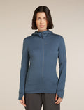Women's Merino 260 Quantum Long Sleeve Zip Hoodie Dawn - 1