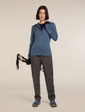 Women's Merino 260 Quantum Long Sleeve Zip Hoodie Dawn - 4