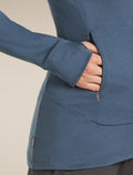 Women's Merino 260 Quantum Long Sleeve Zip Hoodie Dawn - 8