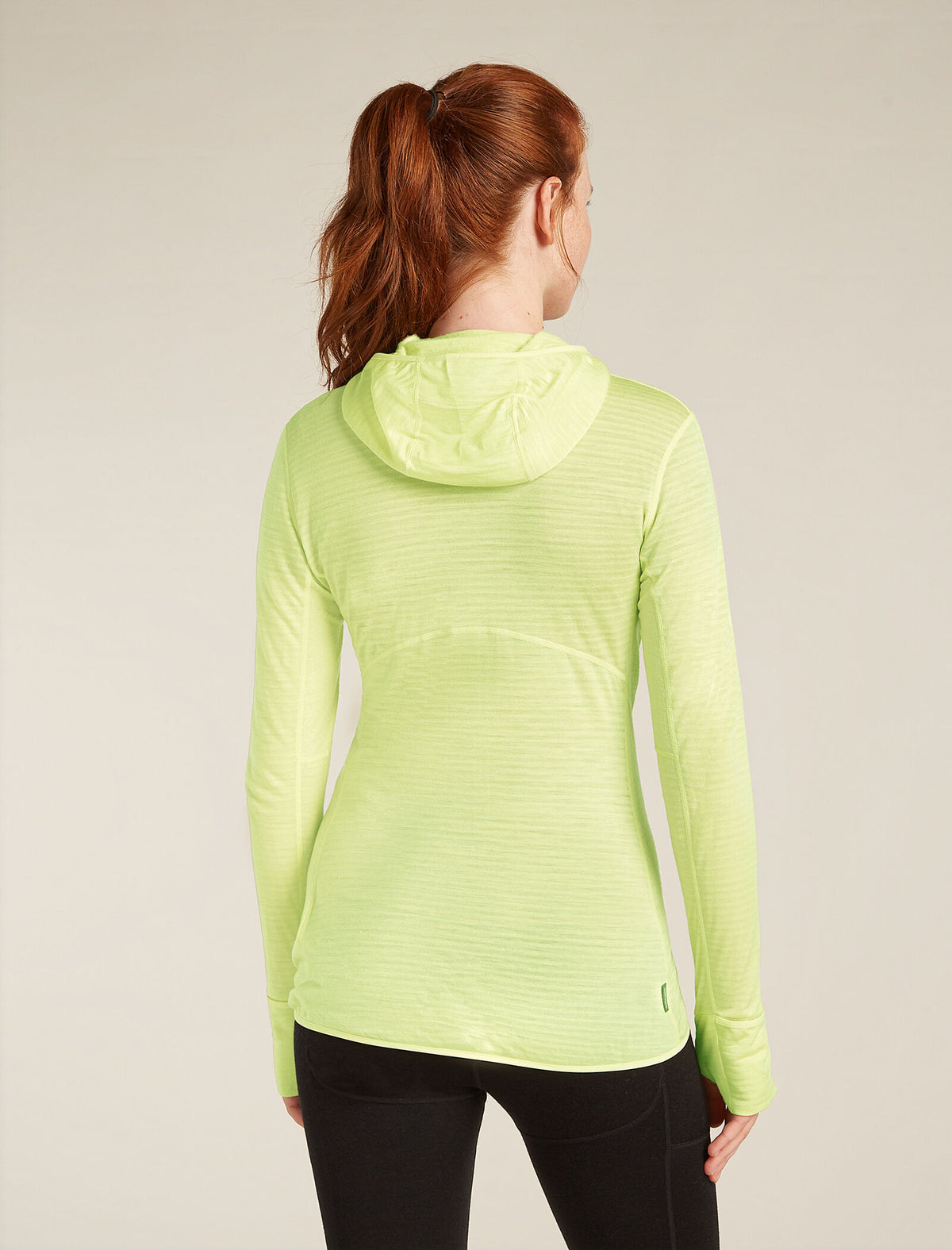 Women's Merino Blend 200 Realfleece™ Descender Long Sleeve Zip Hoodie Citrine - 2