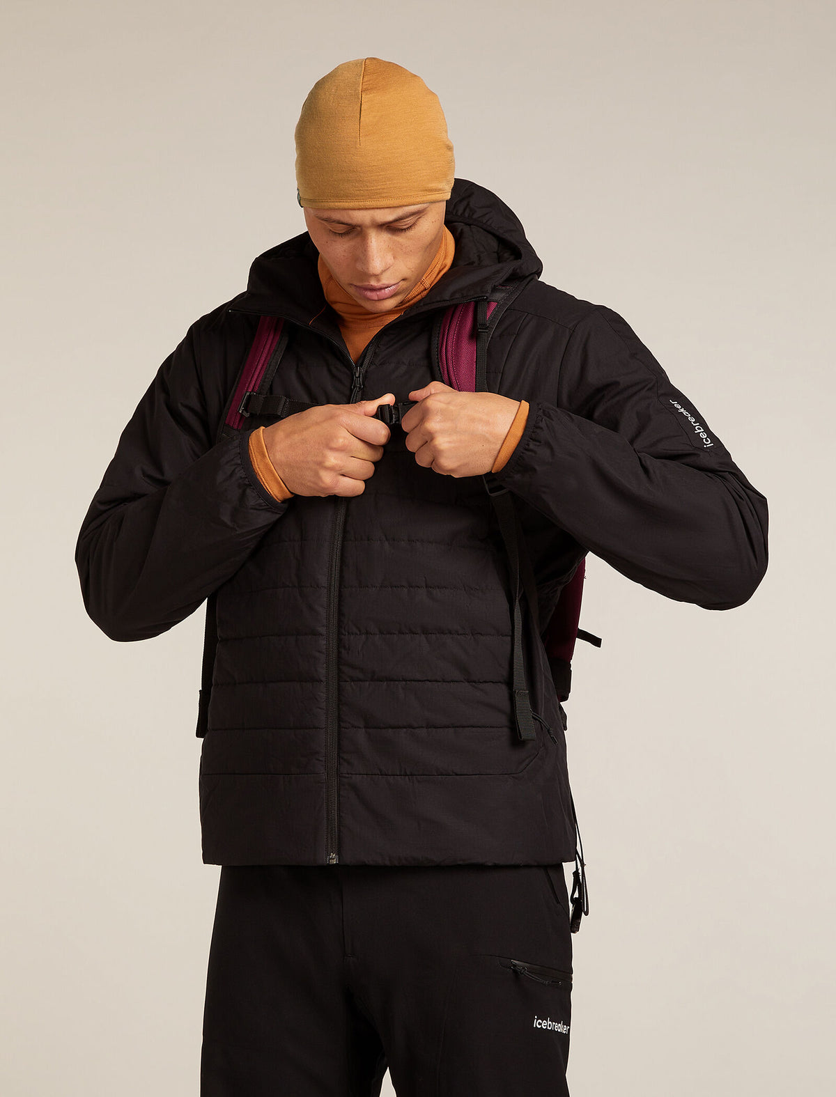 Unisex Merino 200 Pocket Hat Hydro/Trail - 2