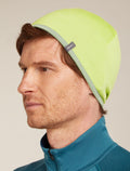 Bonnet de poche en mérinos Unisex Peridot/Seaglass - 1